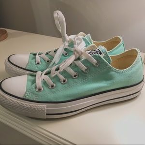 Mint Converse Chuck Taylor Shoes